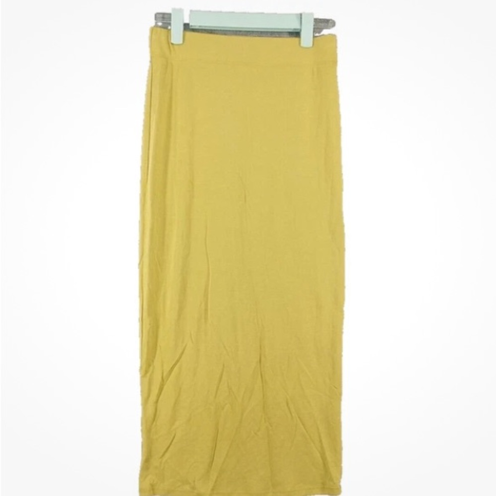 Forever 21 Yellow Pencil Skirt